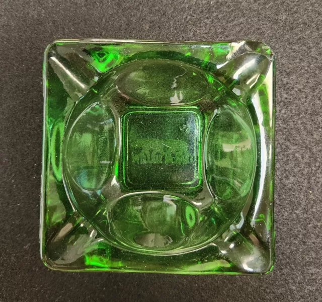 Rare Willkie Mcnary Republican Elephant Ashtray Political Collector Green Glass