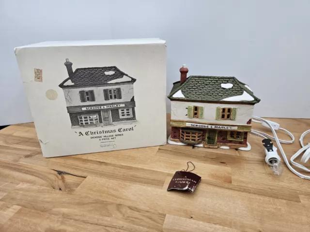 Dept 56 Scrooge & Marley Counting House - A Christmas Carol Dickens Village