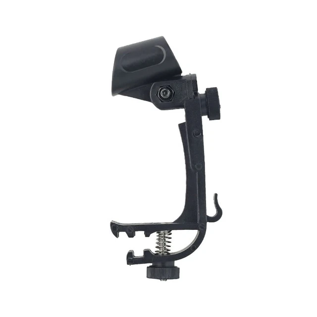 ADJUSTABLE MICROPHONE MOUNT Clamp Mic Stand Drum Rim Mount Instrument