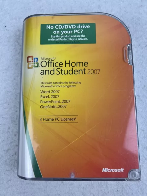 Microsoft Office 🏬 2007 Home 🏡 & Student Edition (3 User License) (PC 🖥)