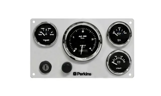 Perkins Engine Marine Instrument Panel Pre Wired USA Made