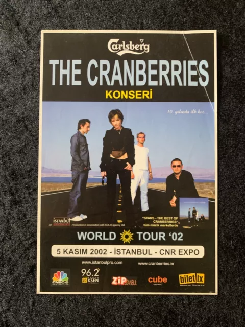 THE CRANBERRIES 1999 DENVER CONCERT TOUR POSTER - Irish Alternative Rock  Music