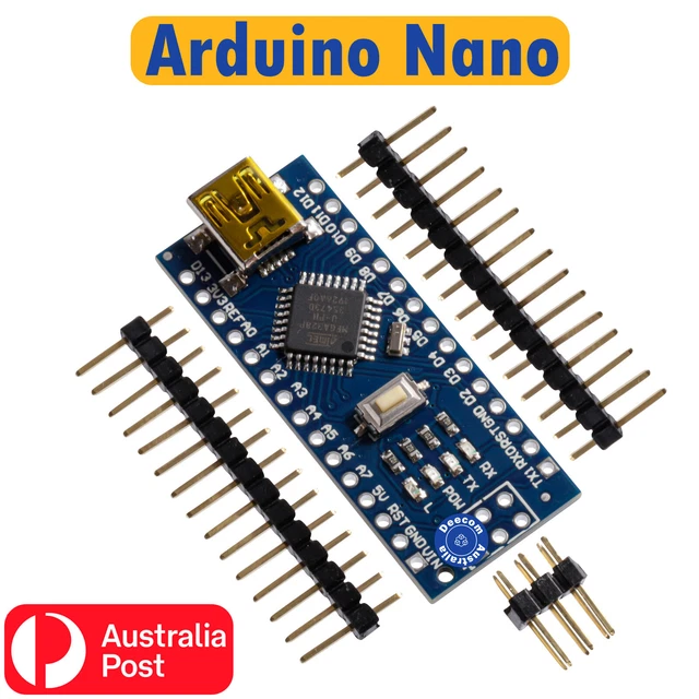 Arduino Nano 3.0 ATmega328 Unsoldered 32KB Flash 14 Digital I/O 8 Analog Inputs