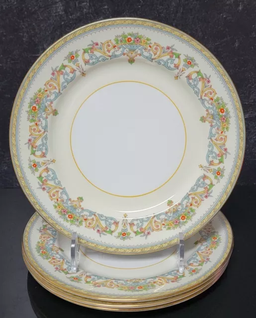 Aynsley Henley Gold Trim Salad Dessert Plate 8-1/4" ~ Set Of 4