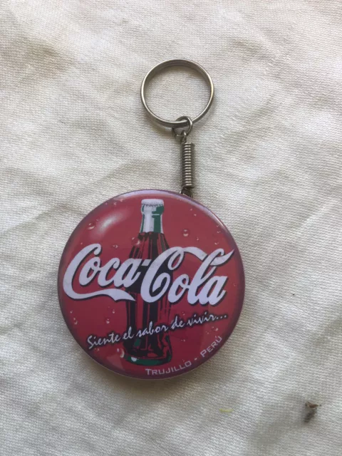 Coca-Cola Siente el Sabor de Vivir Trujillo Peru Metal Keychain Bottle Opener