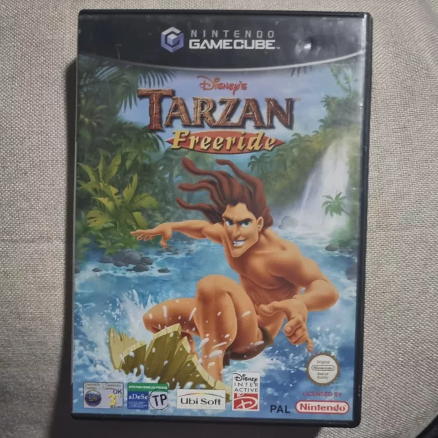 Tarzan Freeride Nintendo Gamecube Disney Game PAL Ubi Soft Interactive Dolby