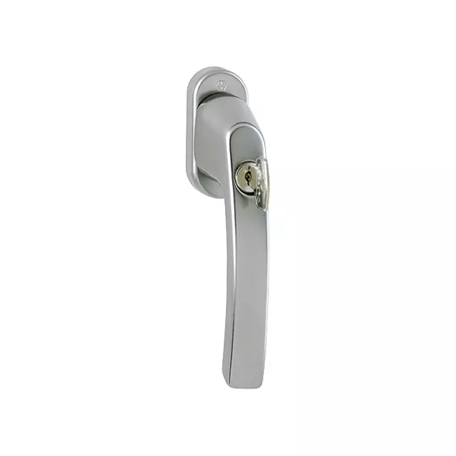 HOPPE Luxembourg Fenstergriff 099S/U52Z-F9 Aluminium Stahl (2er Set)