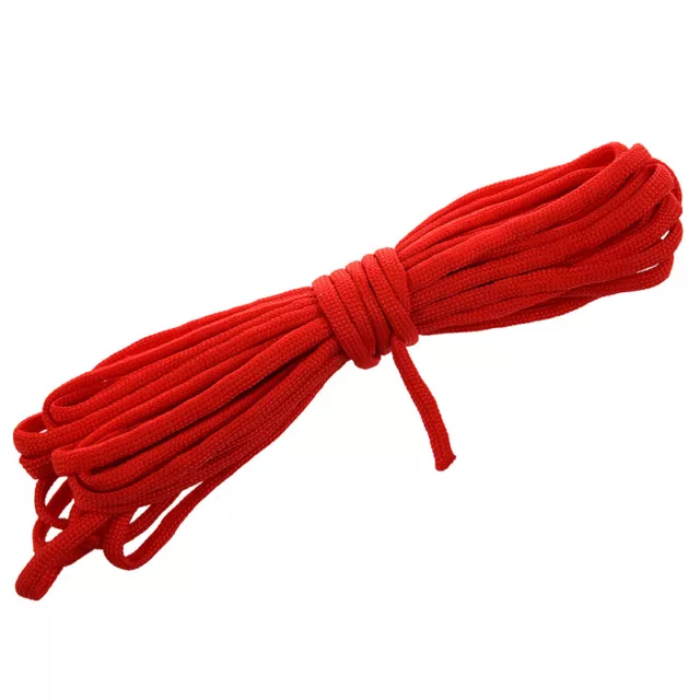 20FT Paracord Parachute Cord Lanyard Nylon Desert Survival 7 Strand-Red D4L9