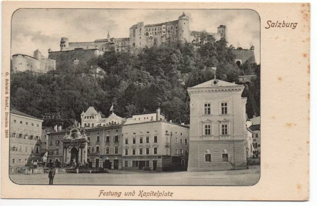 AUTRICHE - Austria - Österreich - Old Postcard SALZBOURG Salzburg Kapitelplatz