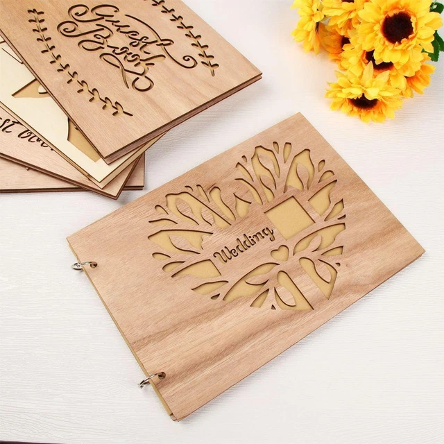 Giftota Regali di Compleanno Creativi In Legno per Uomini e Donne - Libro Degli Ospiti In Legno - Regali In Denaro per Ciclisti - DIY Decorazioni In Legno - Salvadanaio In Legno