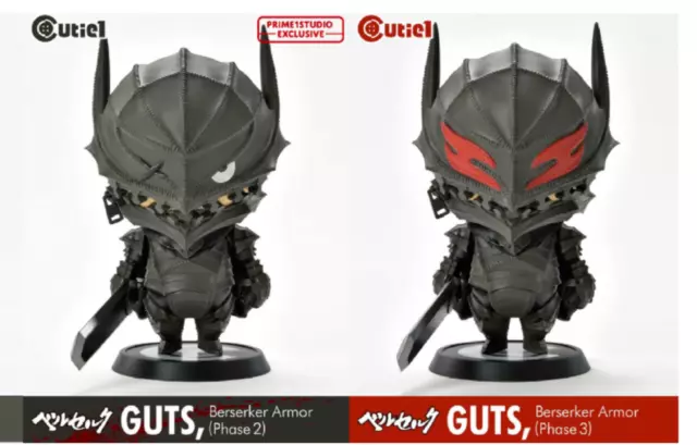 Berserk Guts Cutie1 Figura de armadura de guerrero loco Fase III y Fase II