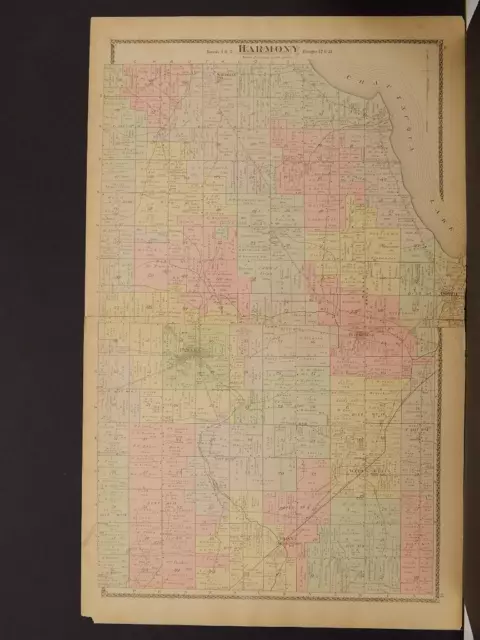 New York, Chautauqua County Map, 1881 Town of Harmony N6#24