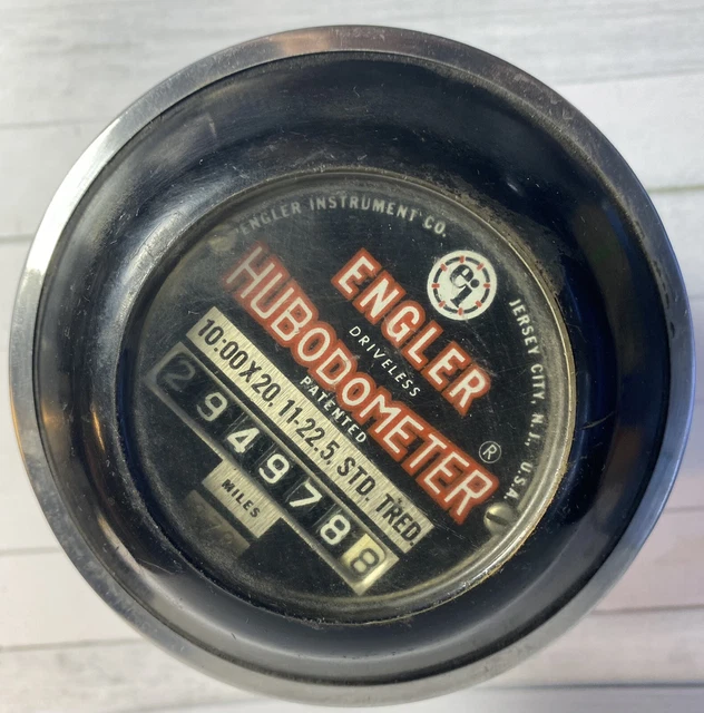 Vintage ENGLER Hubodometer Motor Parts Accessories Steam Punk Stemco NJ Texas