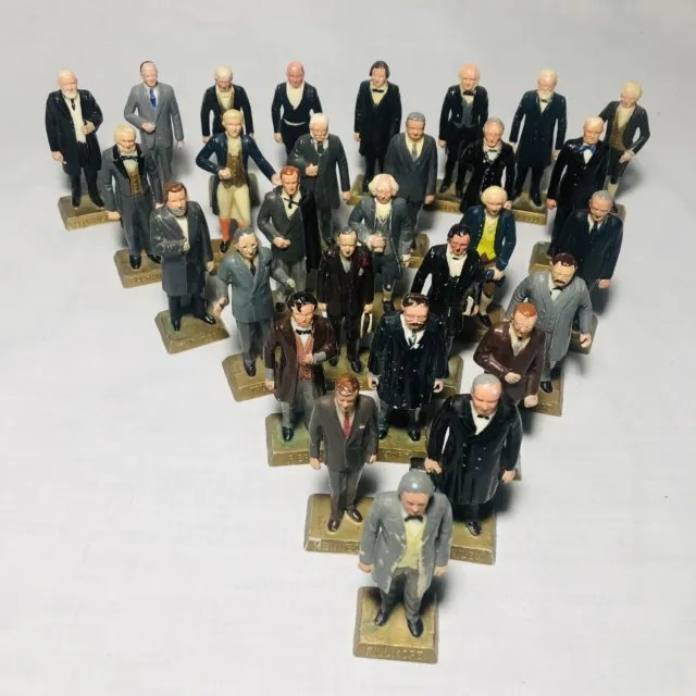 LOT SET 29 Vintage Marx Toys Presidents Figurines US Presidency Politics Figures