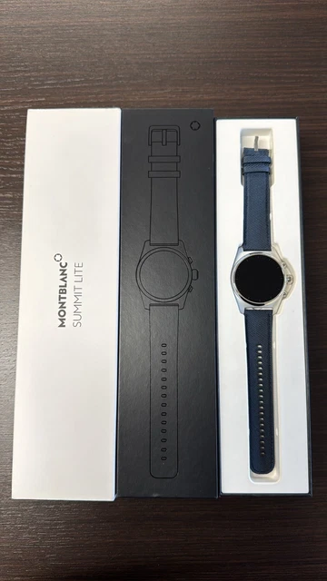 OROLOGIO MONTBLANC SUMMIT Lite in alluminio grigio e cinturino in