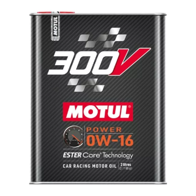 2L MOTUL 300V POWER 0W-16 Motoröl Ester Core Rennsport Motorsportöl 110855