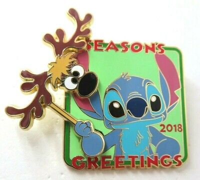 Disney Pin * Seasons Greetings 2018 - Stitch LE 5000 #131688