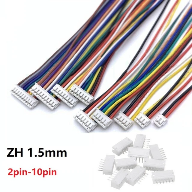 5X MICRO JST-SH 1.0mm 1.0 SH 4Pin Maschio 15cm 28AWG Cavo - Foto 8