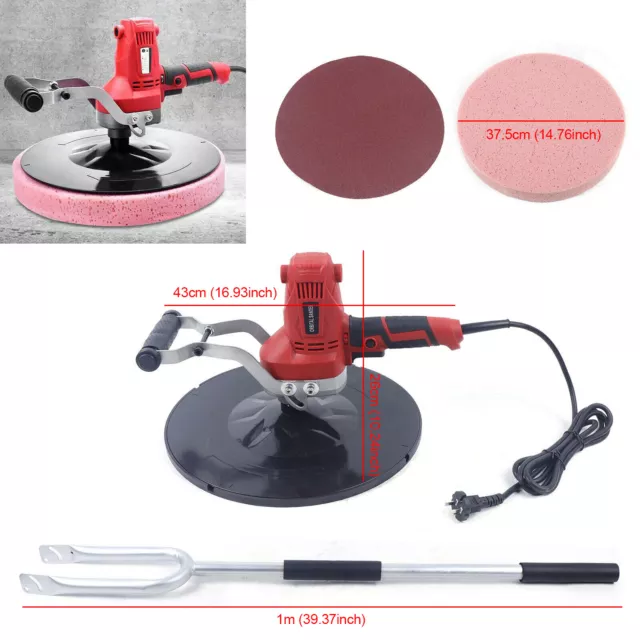 110V Electric Concrete Cement Mortar Trowel Wall Plaster Smoothing Machine USA