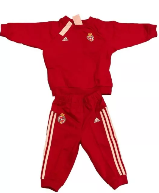 Adidas baby jogger abito da jogger rosso (G72133)