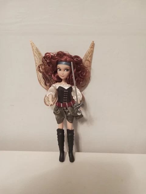 Disney Fairies The Pirate Fairy Zarina Doll Flutter Wings With Sword