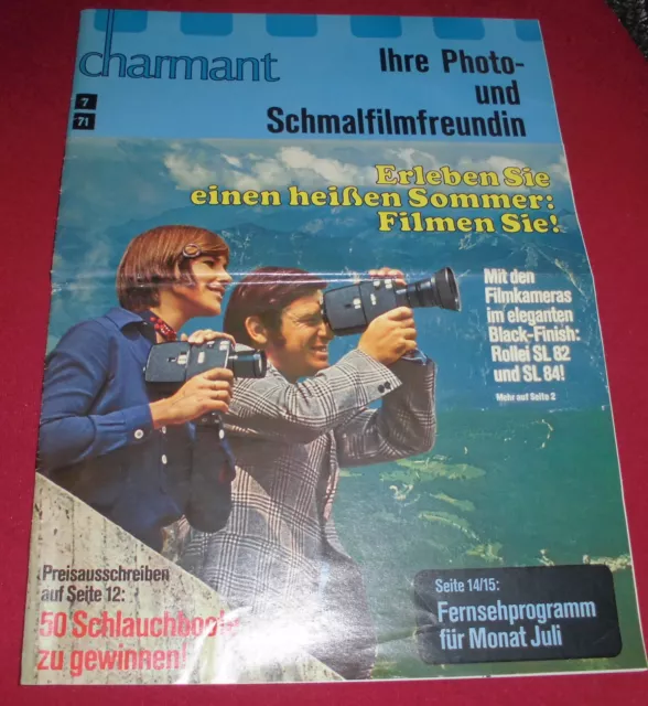 dachbodenfund heft foto magazin charmant photo freundin alt 1971 reklame werbung