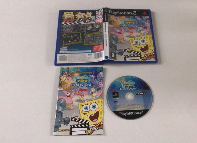 Jeu PS2 Bob L'Éponge - Silence On Tourne ! - Version PAL Française - État Correct