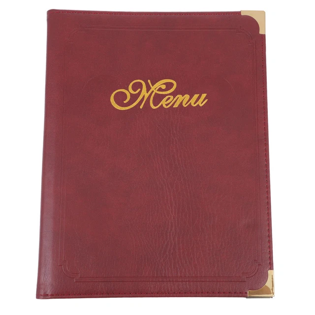 Iplusmile Couvertures De Menu De Restaurant A4 Pour Une Mise à Jour