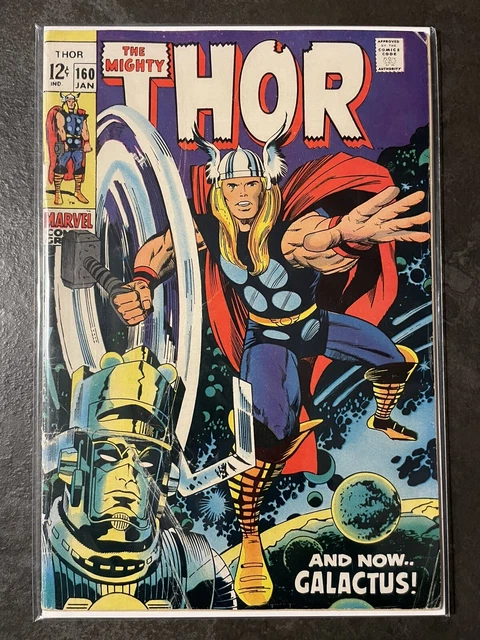The Mighty Thor (Vol. 1) #160 “Galactus” FN - 1969 Marvel Comics. For Collectors
