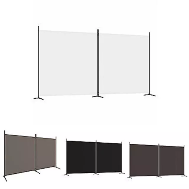 vidaXL  Panel Room Divider Privacy Screen Partition Stand Folding Privacy Screen