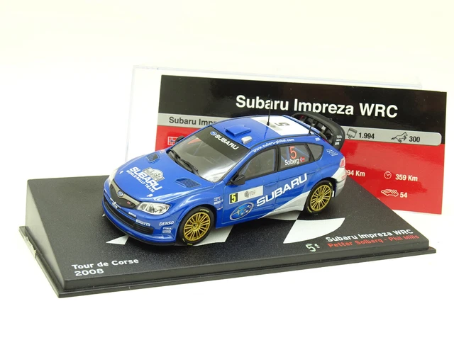 Kit Subaru Impreza S9 WRC n° 7 Rallye Monte Carlo 2003 avec Phares et Son Moteur 1/8 à monter Ixo Models Kit Subaru Impreza S9 WRC n° 7 Rallye Monte Carlo 2003 avec Phares et Son Moteur 1/8 à monter Ixo Models