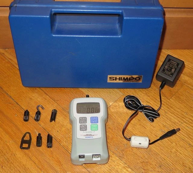 SHIMPO FGE-50X DIGITAL Force Gauge - Capacity 50lb / 20kg / 200N $249.