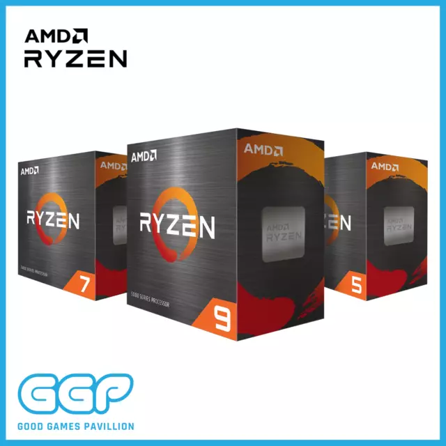 AMD CPU 5 7 9 Desktop Processor Ryzen-5000 5500 5600 5700X 5800X3D 5900X 5950X