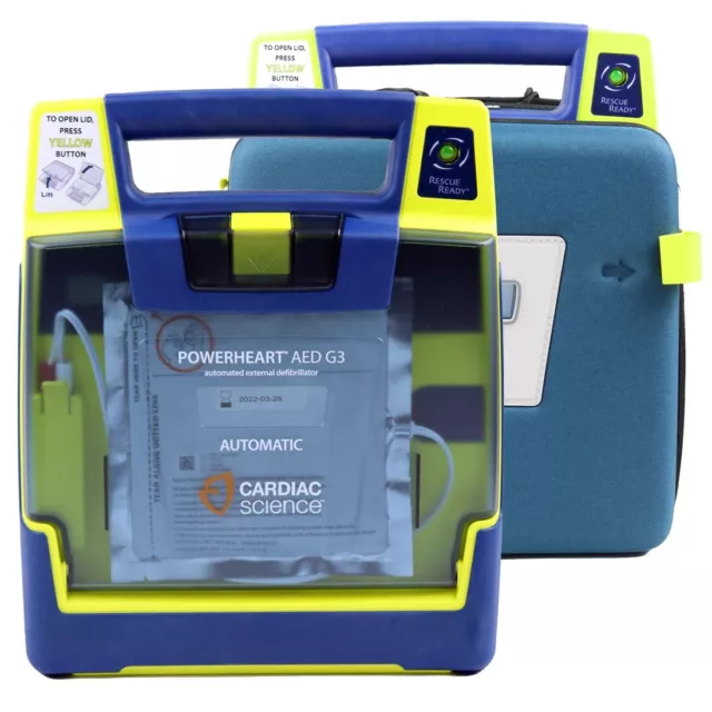 CARDIAC SCIENCE POWERHEART AED G3 in Case