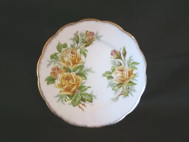 Royal Albert Yellow Tea Rose Tea Plate Bone China Made in England