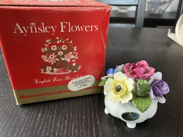 Aynsley Anniversary Flower Arrangement October Anemone