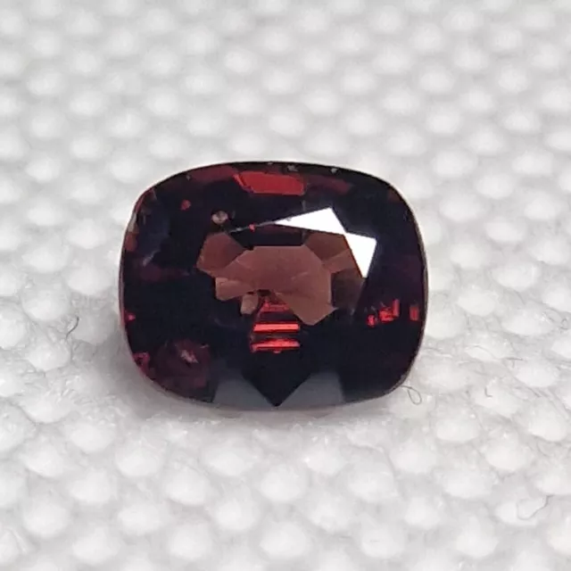 1ct Deep Red Spinel, Faceted Cushion, Loose Gemstone 6.5mm x 5.3mm x 3.6mm