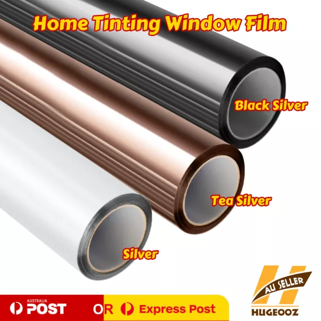 Home Tinting Window Glass Film Heat Reflective Mirror Tint One Way Privacy Guard