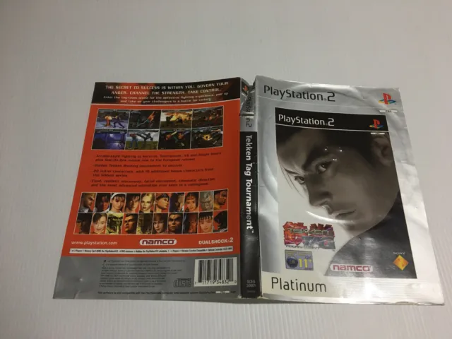 Tekken Tag Tournament Playstation 2 PS2 COVER ART ONLY. No Game.