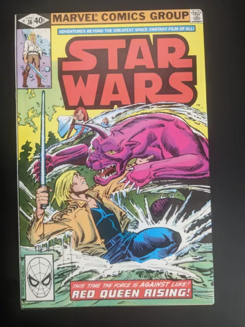 Star Wars #36 1st Print 1977 1980 Marvel Comics Luke Skywalker Expanded Universe