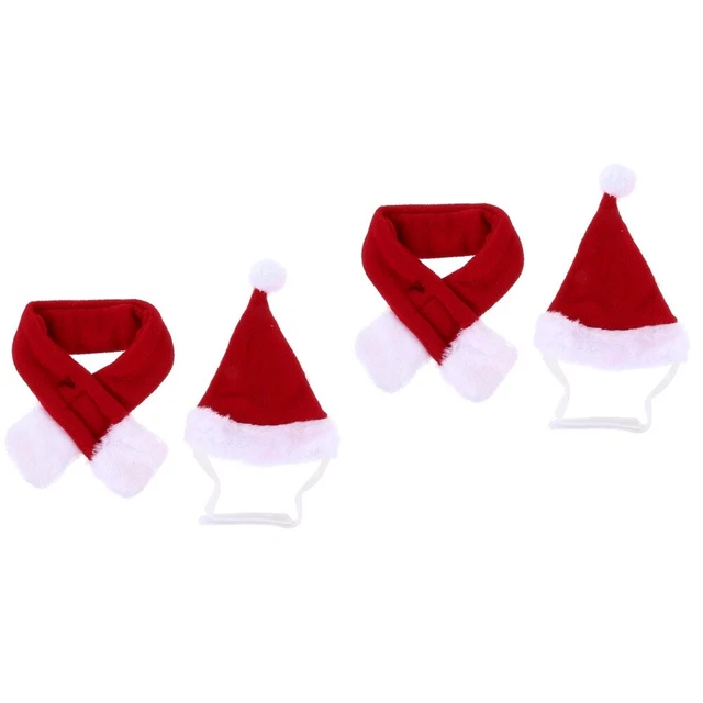 2x Chien De Noël Chapeaux Chat Chaud Cosplay Costume De noël Pet Bandeau