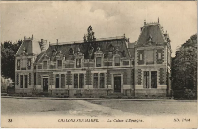 CPA CHALONS-sur-MARNE - La Caisse d'Epargne (126169)