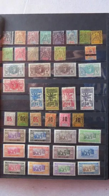 Timbres Colonies SENEGAL 1892/1944