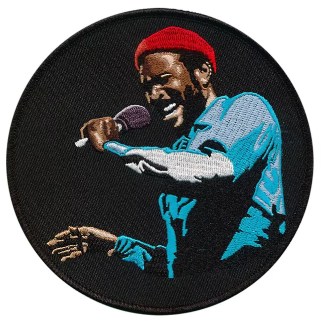 R&B Let's Get It On - 4 1/2"  Patch - wax backing with merrowed edge - M Gaye