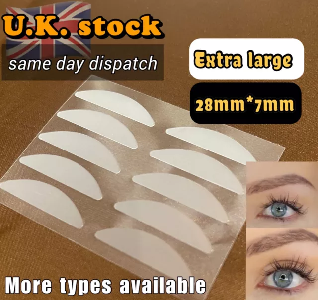 7mm LARGE Eyelid Lift Eye Chunky Strip Push Up Anti Ageing Adhesive Thick Tape