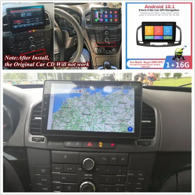 9'' Android 10.1 Stereo Radio GPS Navigation FM For Opel Vauxhall Insignia 08-13