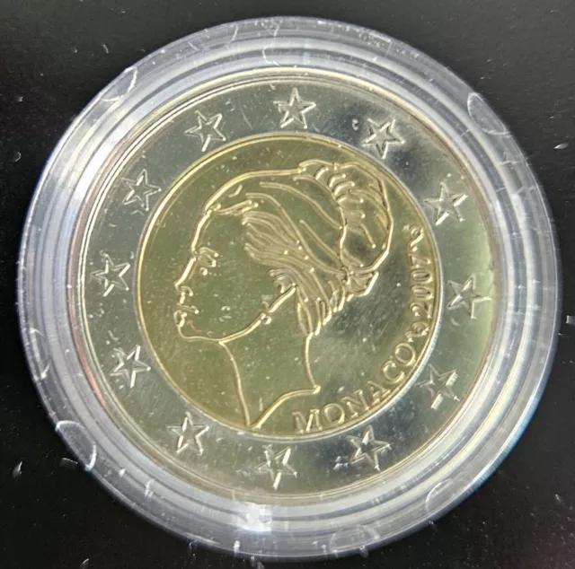 Moneda 2€ Monaco 2007 Grace Kelly Prueba.