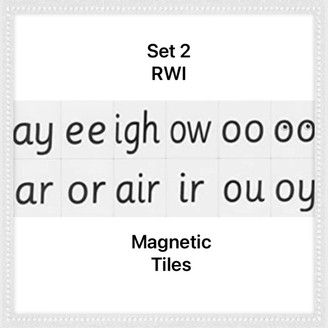 LARGER SIZE Phonics, Letters, Sounds Read Write Inc Set 2 Cut
