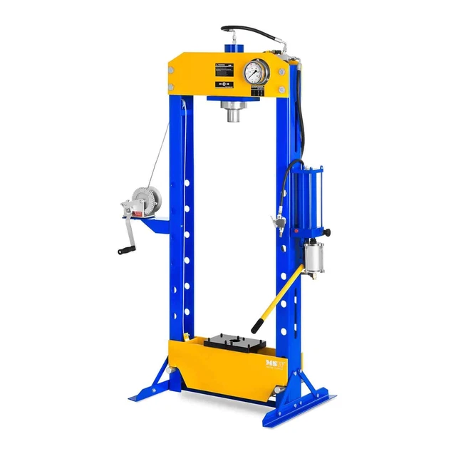 Pressa Idropmatica 50 Tonnellate Ritrazione Automatica Manometro Pompa A Mano