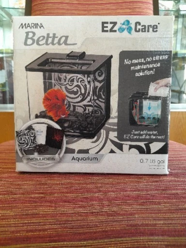 Marina Betta EZ Care Aquarium Kit - 0.7 gallon - Black